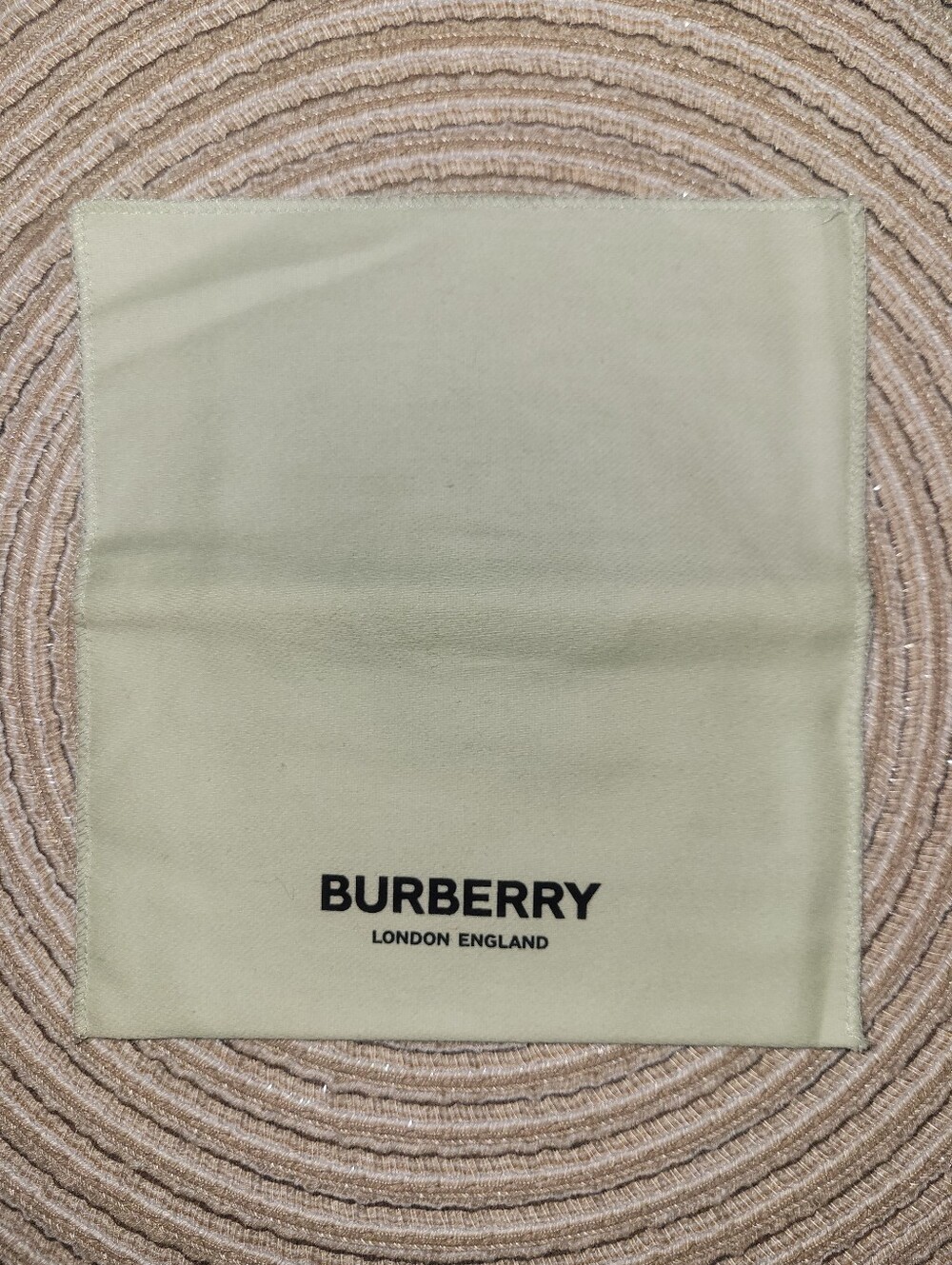 Burberry Pale Beige Logo Dust Pouch